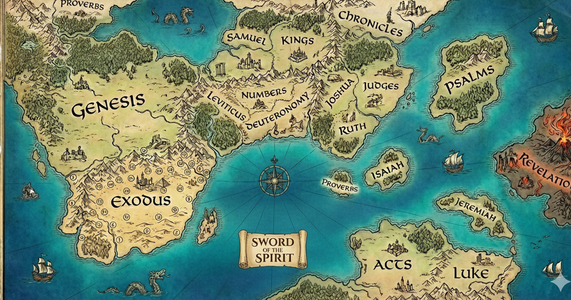 Sword of the Spirit Bible Map